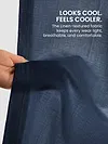 Navy Blue Textured Summer Pants